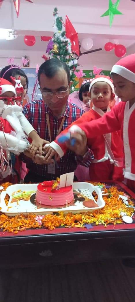 Celebrating Christmas holding the hands of budding Ramanujians